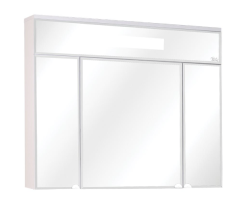 Зеркало-шкаф Сигма 90 белый, с LED подсветкой (Onika)