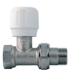 Клапан регулировочный (кран для радиатора) ITAP Ду15 прямой (294)
