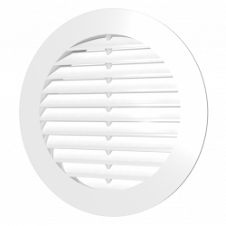 Решетка  вентиляционная круглая вытяжная с фланцем d150