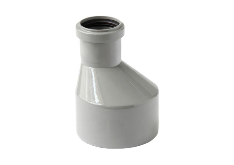 Переход эксцентрический для внутренней канализации d110х50 Valfex