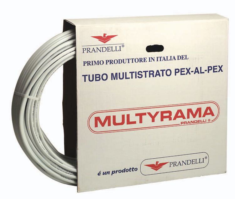 Труба металлопластиковая Prandelli Multyrama d16х2.0 (бухта по 200метров)