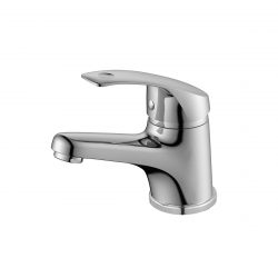 DR71011 Смеситель DECOROOM одноручный для умывальника монолитный, хром