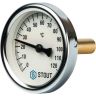 Термометр 63/120°С, подключение заднее 1/2" (STOUT)