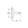 40461001 Крючок двойной GROHE BauCosmopolitan, хром