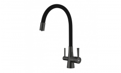 LM3075GM Смеситель LEMARK для кухни COMFORT под фильтр, графит