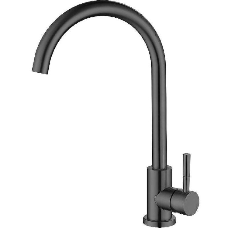 Смеситель  Olive's Balear для кухни "BELEAR"  черный, нержавеющая сталь