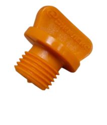 Заглушка пластмассовая 1/4" (оранжевая) (М4009)