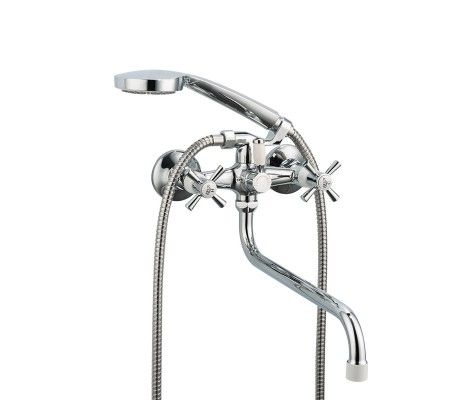 R22118-7 Смеситель для ванны/душа Frud, белый/хром