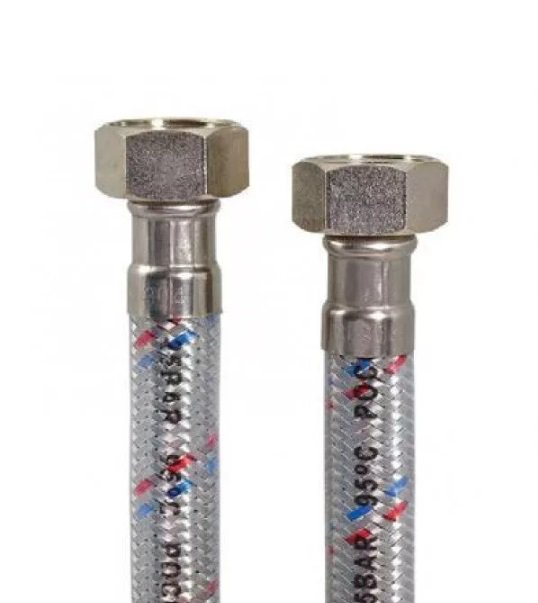 Подводка Monoflex для воды в силиконовом чехле 1,2м м/м  (Россия) 