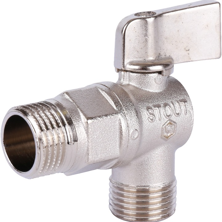 SVB-0059-001212 STOUT Кран шаровый 1/2 угл. для бытовой техники