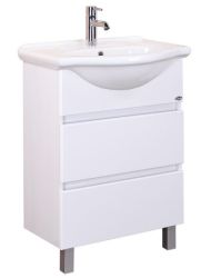 Тумба  Элита 60 напольная, белая (ум. Грация 60) (Onika)