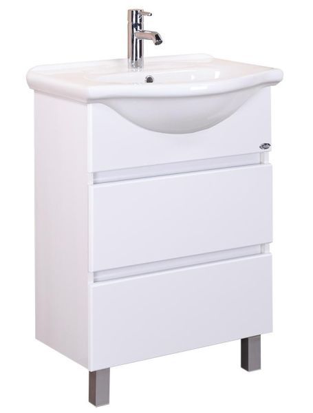 Тумба  Элита 60 напольная, белая (ум. Грация 60) (Onika)