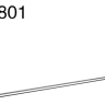 G1801 Полотенцедержатель одинарный Gappo