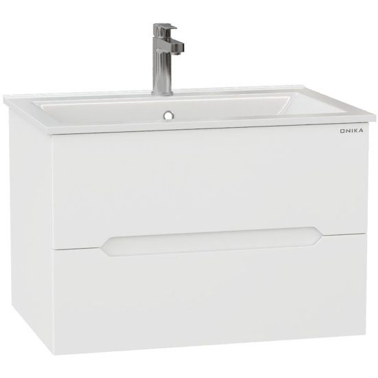 Тумба Айленд 70 подвесная, белая ,Onika