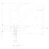 DR37012 Смеситель DECOROOM для умывальника с поворотным изливом