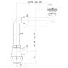 (A-5000) Сифон АНИ Грот 1 1/2"*40 смещенный