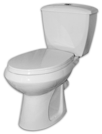 Унитаз Элисса с нижним подводом, с сиденьем и арматурой (Оскол)