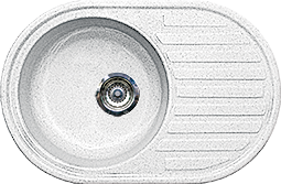 Gran-Stone мойка GS-18L (G) односекционная (серый 310) 730х460