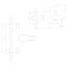 DR37035 Смеситель DECOROOM для ванны с монолитным изливом