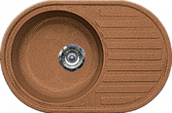 Gran-Stone мойка GS-18L (G) односекционная (терракот 307) 730х460