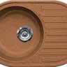 Gran-Stone мойка GS-18L (G) односекционная (терракот 307) 730х460