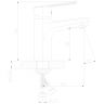 DR38011 Смеситель DECOROOM для умывальника монолитный
