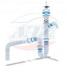 (D-1005) Сифон АНИ 1 1/2"*40 прямоточный с отводом для стиральной машины, с гибкой трубой 40*40