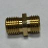 Штуцер 1/4"-1/4" резьба наружная, латунный (М2615)
