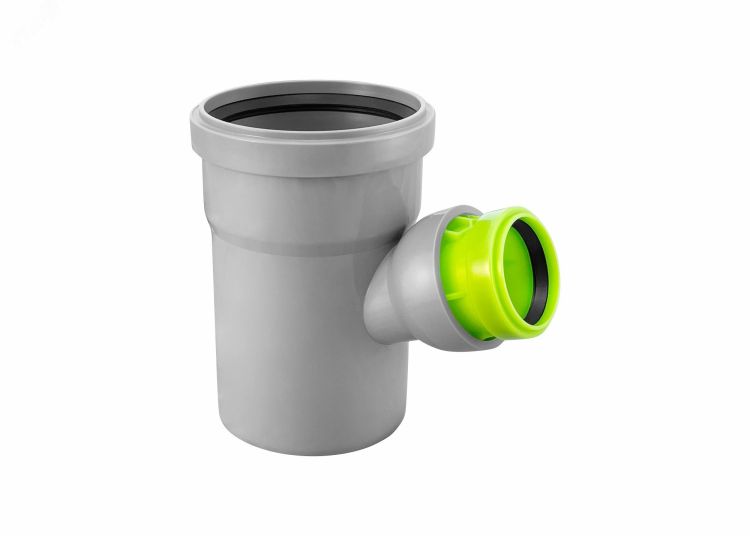 Тройник для внутренней канализации регулируемый d110х50х45-88° Valfex