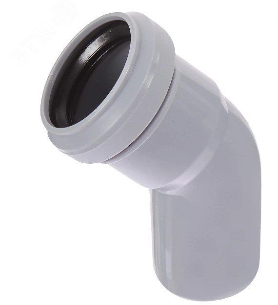Отвод для внутренней канализации d40х45° Valfex