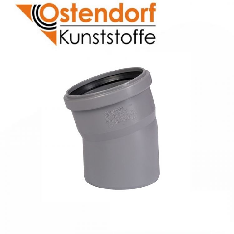 Отвод канализационный Ostendorf Ду75х15°