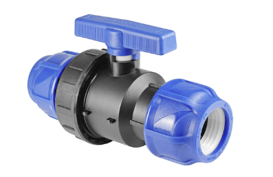 Кран шаровый ПНД Ду25х25 Valfex