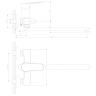 DR39043 Смеситель DECOROOM универсальный с поворотным изливом 350 мм