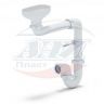 (DR-5000) Сифон АНИ 1 1/2"*40 прямоточный смещенный с разрывом струи