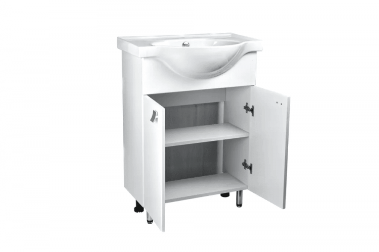 Комплект Тумба София 60 (600х840х430) с раковиной Teo 60 (Loranto)
