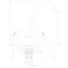DR49028 Смеситель DECOROOM для кухни с поворотным изливом