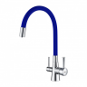 LM3075C-Blue Смеситель LEMARK для кухни COMFORT под фильтр, синий