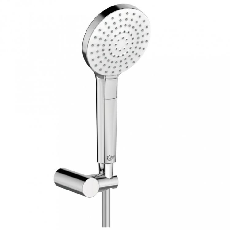 B2239AA IDEALRAIN EVO ROUND L3 Душевой комплект с настенным держателем , диаметр лейки Ø110 мм, количество функций: 3, шланг 1750 мм, регулировка наклона лейки, хром