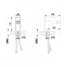 LM1608C Смеситель LEMARK для биде "PLUS FACTOR", хром
