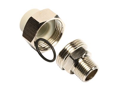 Муфта разъемная американка (Ekoplastik) 20х1/2Н серая