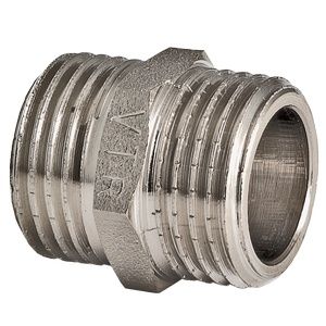 Ниппель латунный никелированный Ду20 ValTec