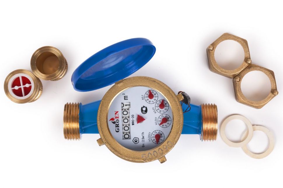 Купить Счетчик воды мокроход (GROEN) Ду20 (130мм) в интернет-магазине ...
