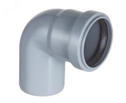 Отвод для внутренней канализации d50х90° Valfex