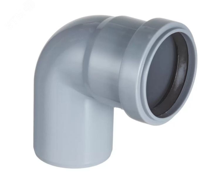 Отвод для внутренней канализации d50х90° Valfex