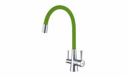 LM3075C-Green Смеситель LEMARK для кухни COMFORT под фильтр, зеленый