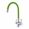 LM3075C-Green Смеситель LEMARK для кухни COMFORT под фильтр, зеленый