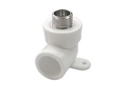 Угольник PPR с креплением d20х1/2Н Valfex