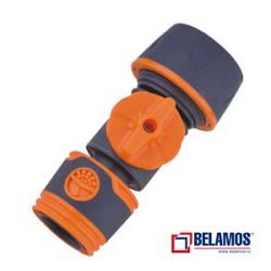Универсальный коннектор с краном 3/4" (5003Е)