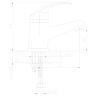 DR68011 Смеситель DECOROOM для умывальника монолитный
