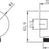 LM8086С Подключение LEMARK для душевого шланга, хром